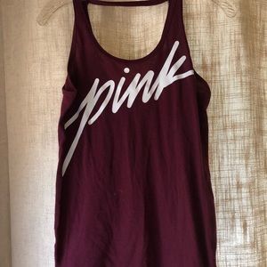 PINK maroon tank top